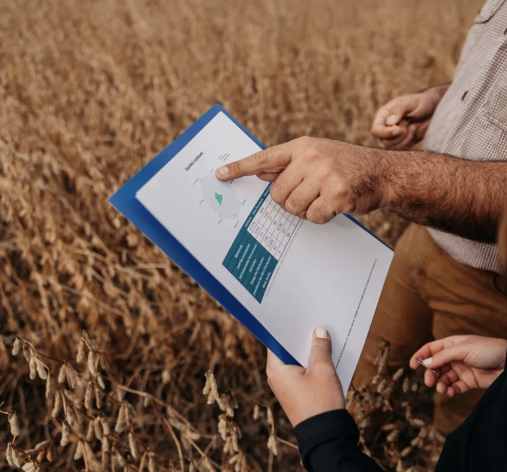 Farmer's reading our report. 
