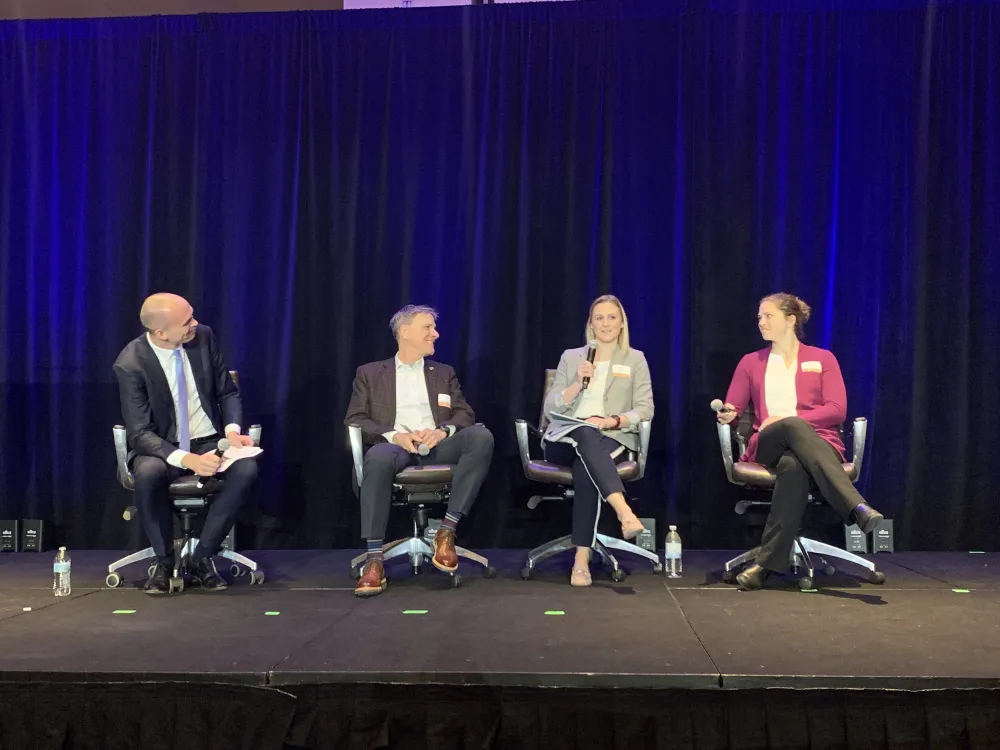 A panel discussion. 