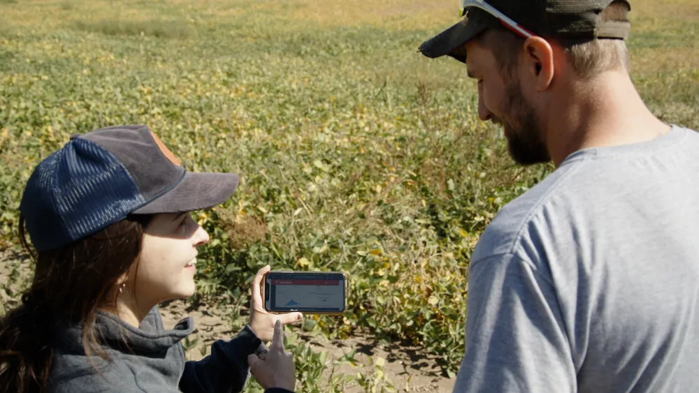 Fieldprint platform on phone