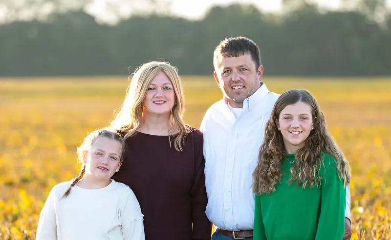 A Farming family. 